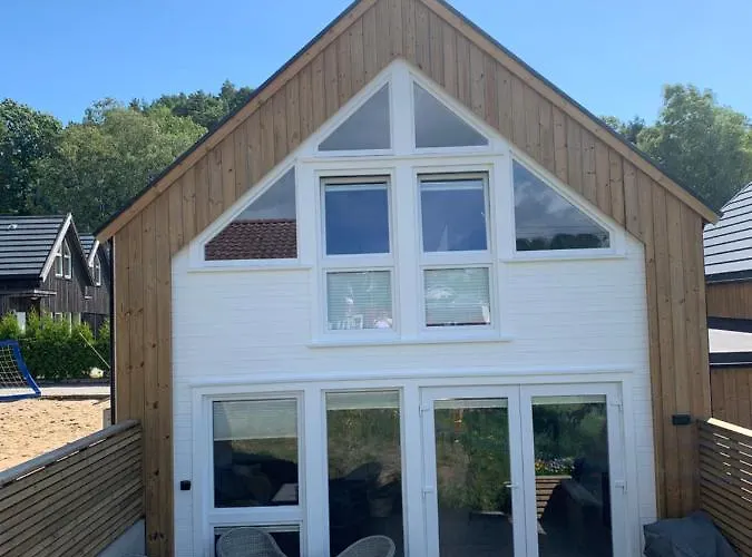 度假居 Barnevennlig Ved Sjoen 克里斯蒂安桑